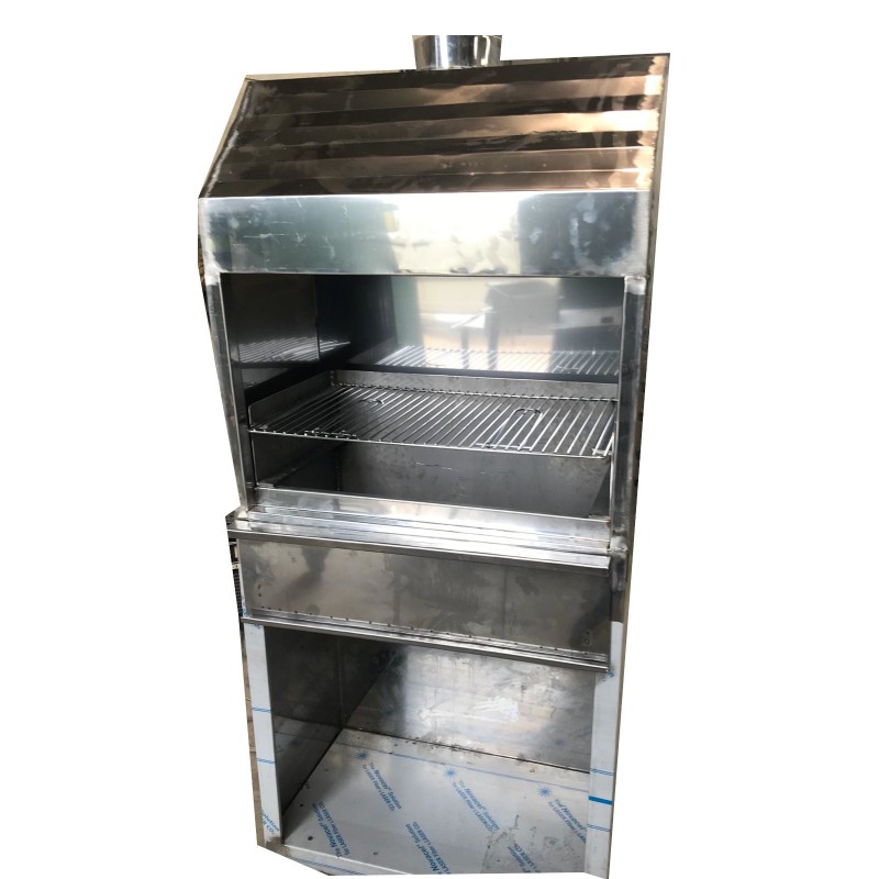 BARBECUE CON CAPPA DOPPIO USO  80X45X190 PRO