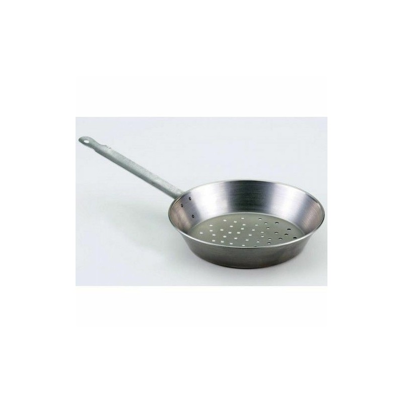 CHESTNUT PAN WITH DIAM.26CM IRON HANDLE