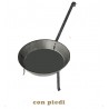 COOKING PAN ON EMBERS WITH 3 FEET 20CM