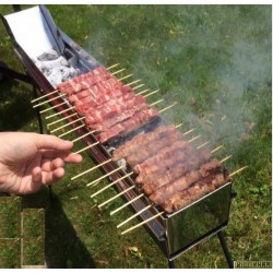 ARROSTICINI FERRO BARBECUE WITH PIEG.40cm-bec.