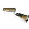 BARBECUE ARROSTICINS ACCIAIO INOX 40cm fixed feet