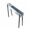 BARBECUE ARROSTICINI ACCIAIO INOX 80cm piedi smontabili